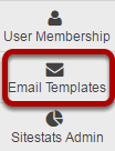 Go to the Email Templates tool.