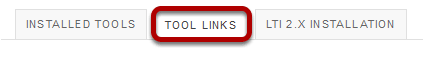 Click Tool Links.