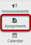 Go to the Assignment tool.