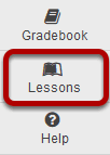 Add content items on a Lessons page. 