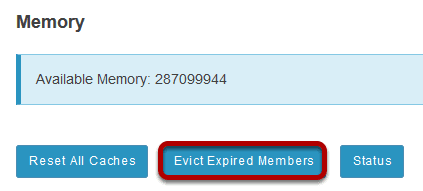 Click Evict Expired Members.