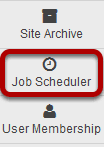 Go to the Job Scheduler tool.